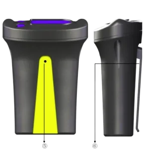 Digital Dosimeter RG1100 Personal Dose Alarm Device